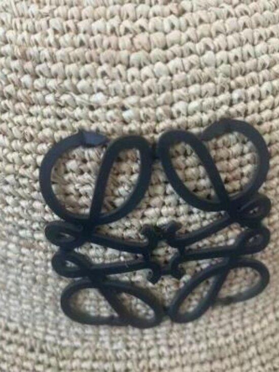 Loewe Beach Straw Hat black main image 4